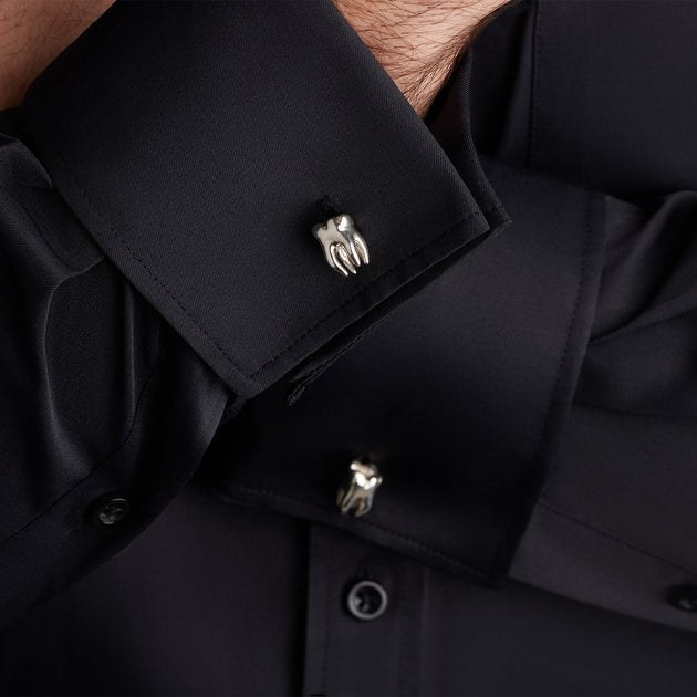 Lost & Found Human Molar Cufflinks at Fils Unique