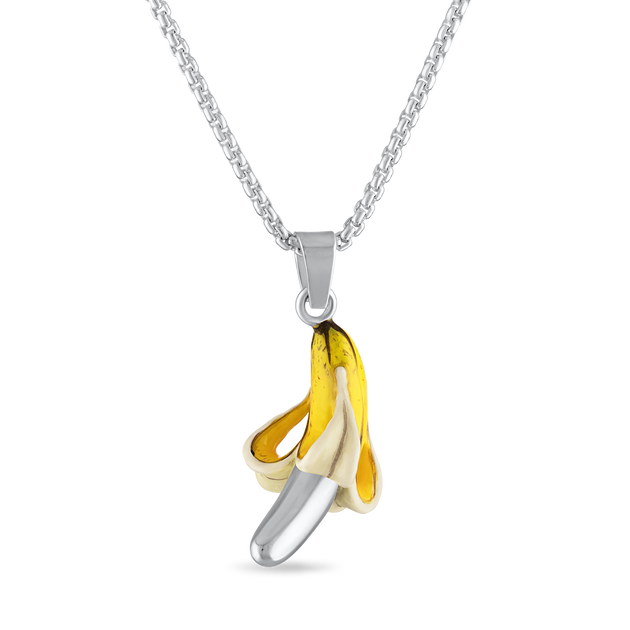 Trendy Banana Pendant Necklaces Fruit Jewelry