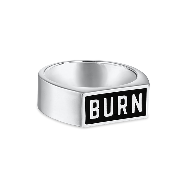 BURN Champlevé Ring