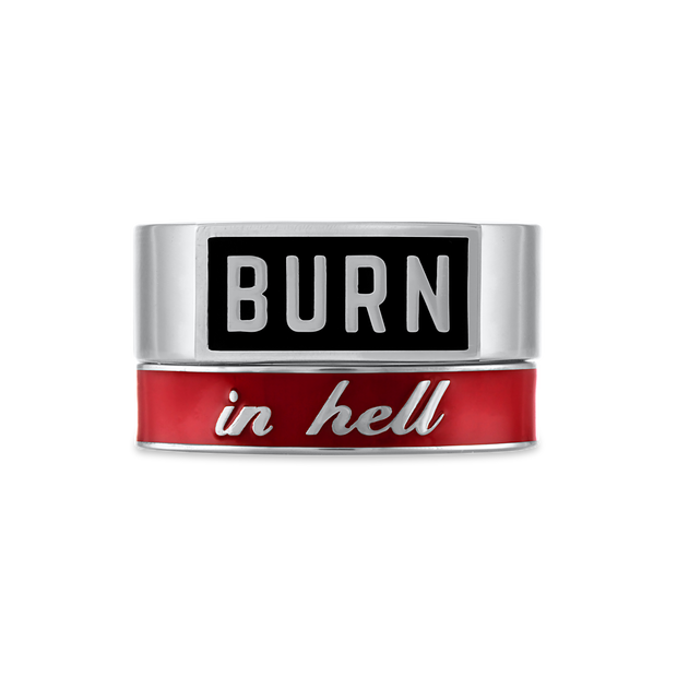 BURN Champlevé Ring