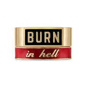 BURN Champlevé Ring