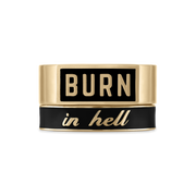 BURN Champlevé Ring