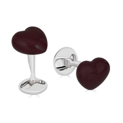 Mi Corazon in Black - Cufflinks for Men