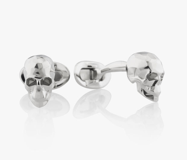 Cufflinks called Poor Yorick (Faceted) handmade by Fils Unique