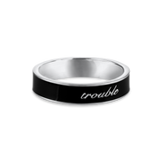 Trouble Champlevé Ring