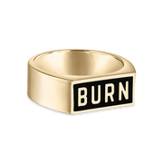 BURN Champlevé Ring