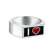 I ❤️ Champlevé Ring