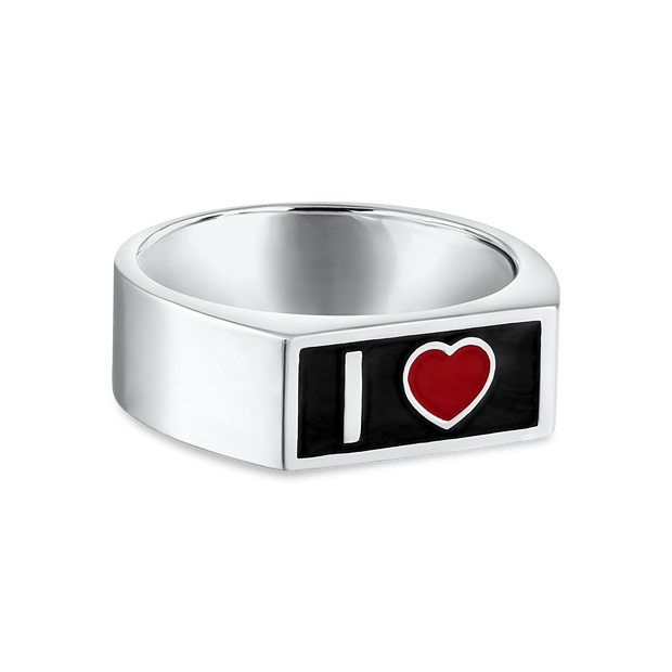 I ❤️ Champlevé Ring