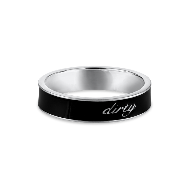 Dirty Champlevé Ring