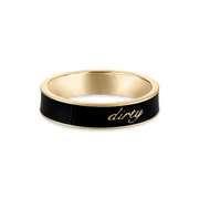 Dirty Champlevé Ring