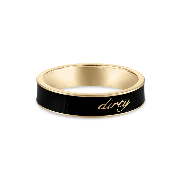 Dirty Champlevé Ring