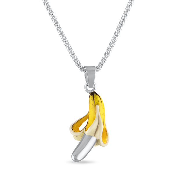 Peeled Banana Necklace