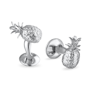 Las Piñas in Silver - Cufflink for Men