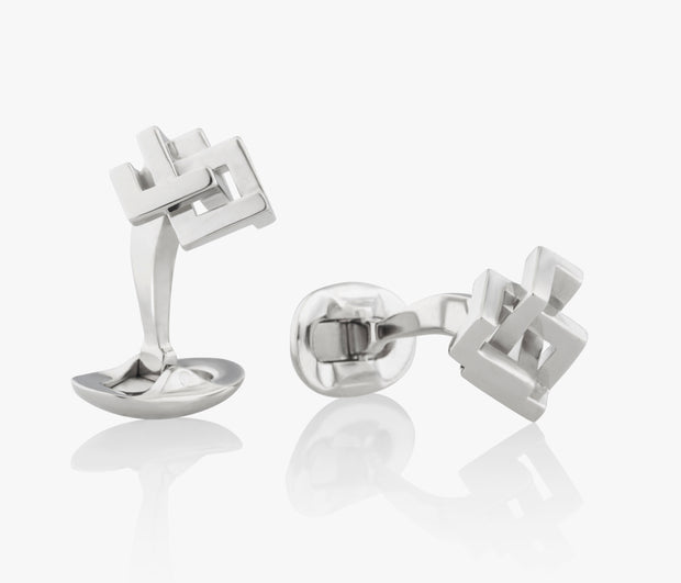 Cufflinks called The Angle handmade by Fils Unique