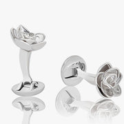 Cufflinks called The Petals handmade by Fils Unique