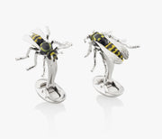 Cufflinks called The Wasp handmade by Fils Unique and that represents